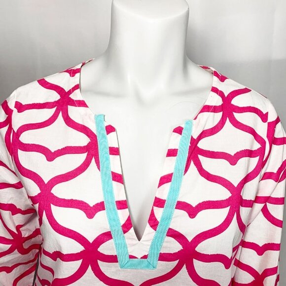 VINEYARD VINES Whale Tale cover up tunic - Picture 4 of 7